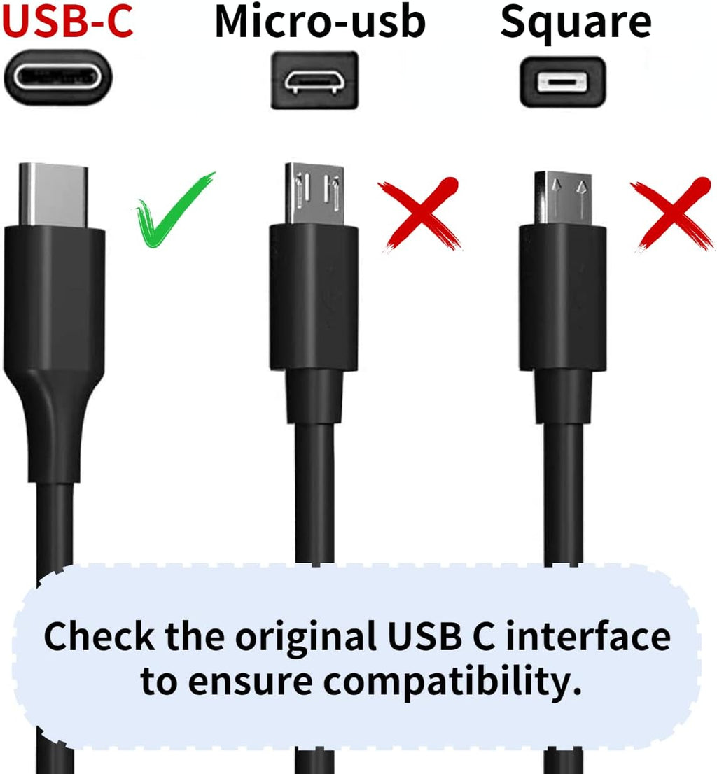 65W USB C Power Adapter, Fiattigear Type C Power PD Wall Fast Charger