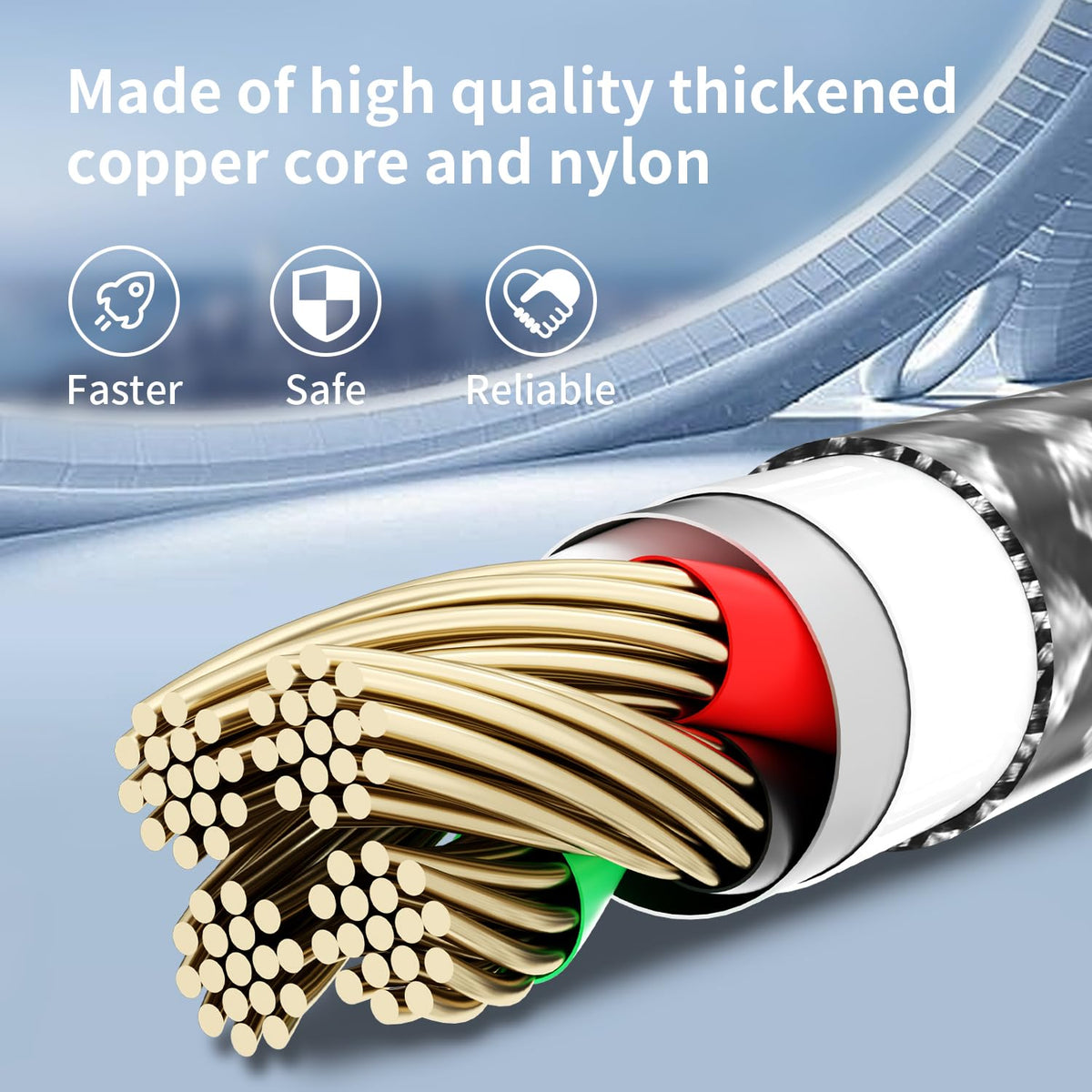 Travel Essentials Multi Charging Cable, 3 in 1 Universal Phone Charger Cord