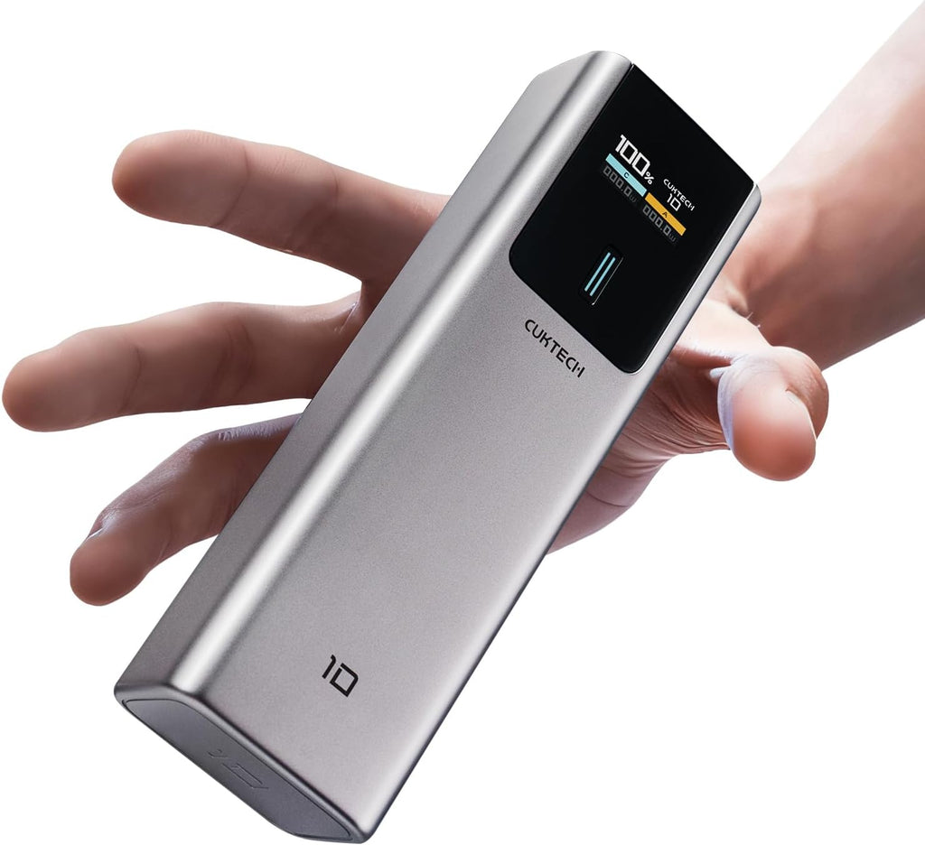 CUKTECH 10 Power Bank 10000mAh, 100W USB C Portable Charger