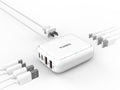 8-Port Travel USB Charger Station, Multi-Port USB C Charger