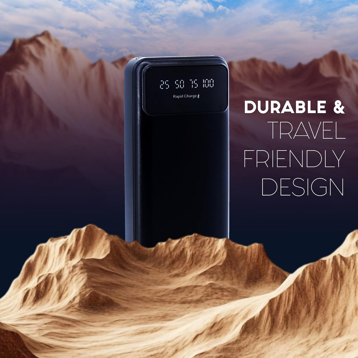Orban 20000mAh High-Capacity Power Bank with Fast Charging USB & Type-C PD/QC Support