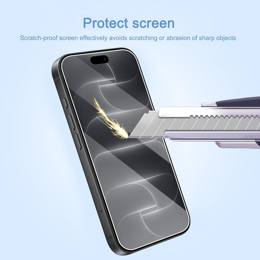 Ailun 3 Pack Screen Protector for iPhone 18 Pro Max/iPhone 17 Pro Max, 6.9 Inch Tempered Glass