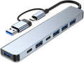 VIENON USB Hub 7-in-1, Aluminum USB C Multiport Adapter