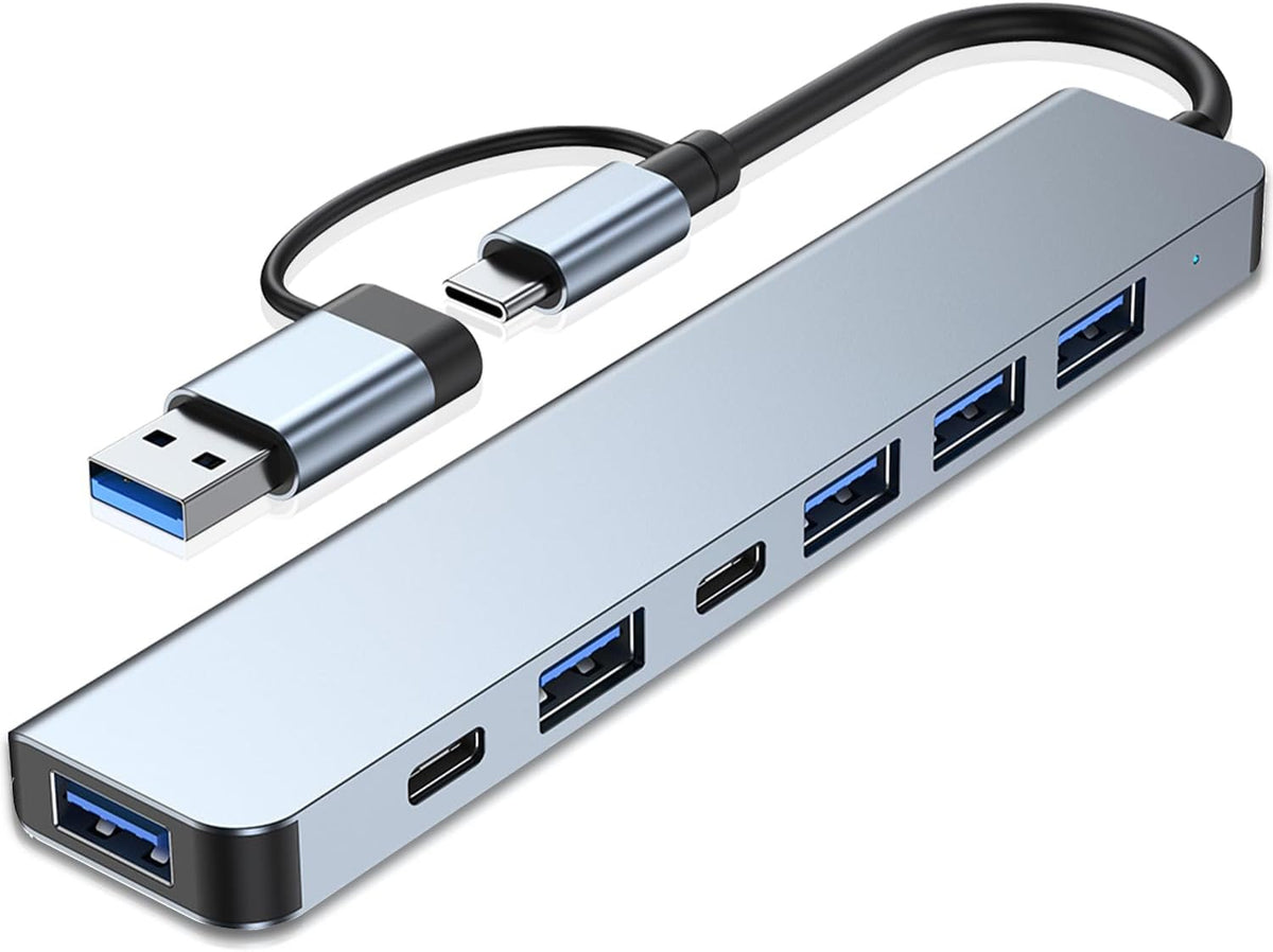 VIENON USB Hub 7-in-1, Aluminum USB C Multiport Adapter