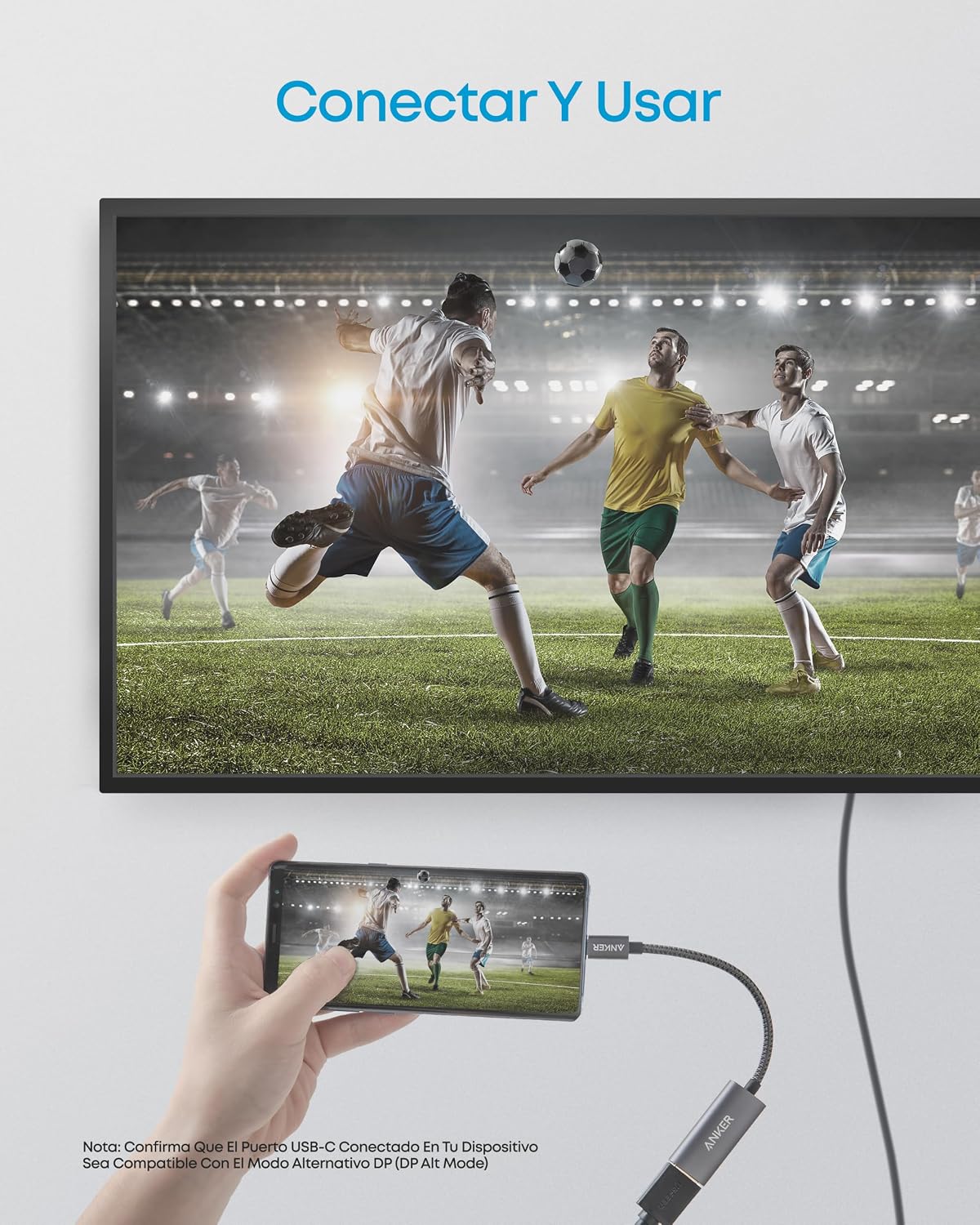Anker USB C to HDMI Adapter, 4K 60Hz