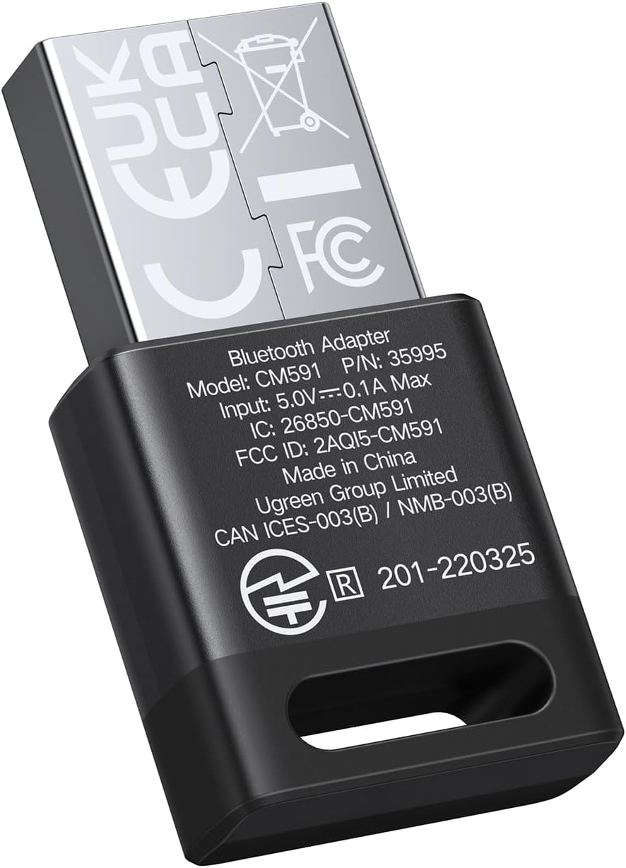 UGREEN USB Bluetooth 5.3 Adapter for PC