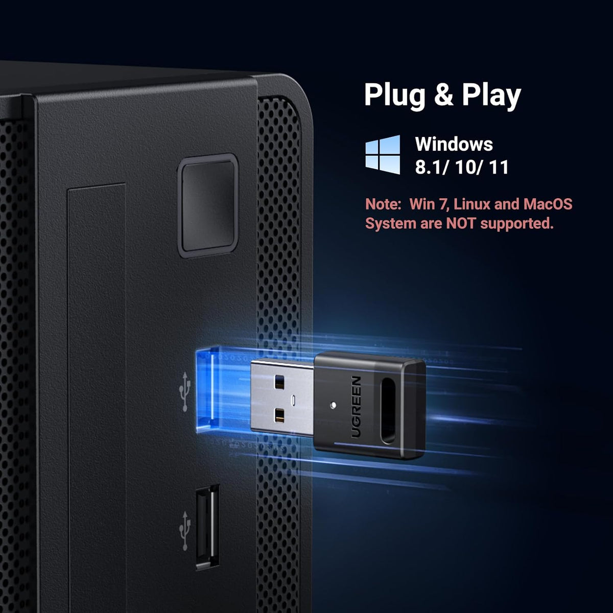 UGREEN USB Bluetooth 5.3 Adapter for PC