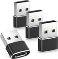 Basesailor USB A to USB C Adapter 4Pack, Type C to USB Charger Converter